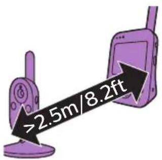 PHILIPS AVENT SCD841 - Colocação do intercomunicador para(bebe - 2