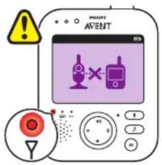 PHILIPS AVENT SCD841 - Ligar a unidade dos pais e a unidade do bebé - 7