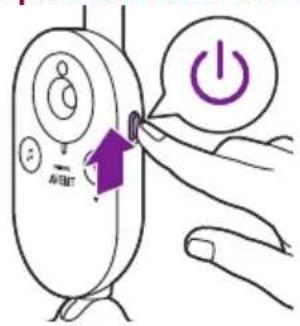 PHILIPS AVENT SCD841 - Oprettelse af forbindelse mellem foreildre- og babyenhed - 1