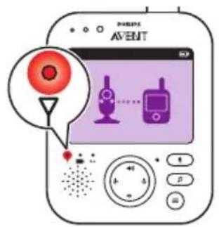 PHILIPS AVENT SCD841 - Oprettelse af forbindelse mellem foreildre- og babyenhed - 5