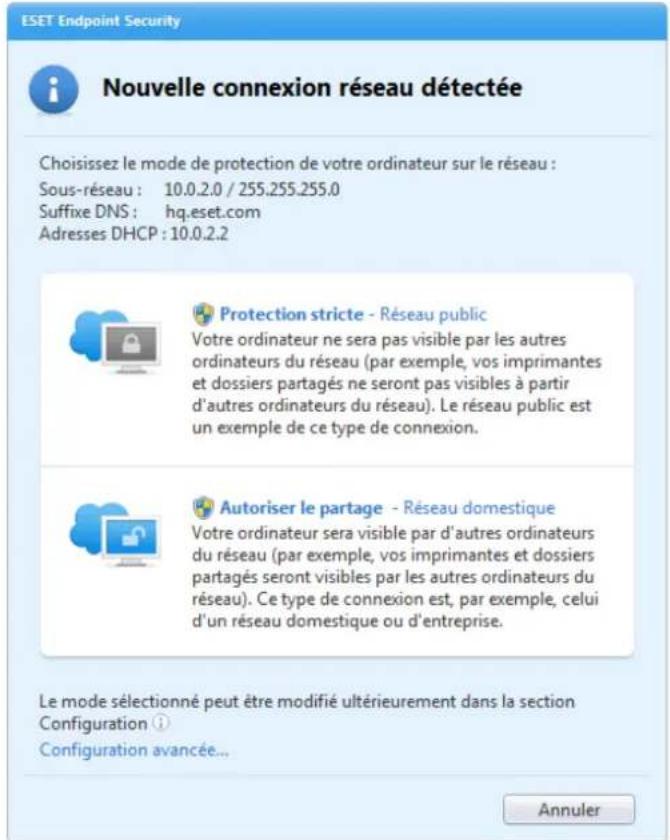 ESET Endpoint Security for Windows - Configuration de la zone Fiable - 1