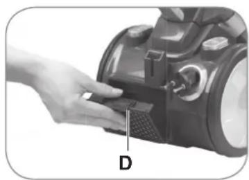 Cleanmaxx C32070 - Cleaning the HEPA exhaust air fi Iter - 1