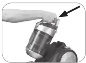 Cleanmaxx C32070 - Staubbehalter leeren - 1