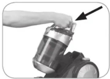 Cleanmaxx C32070 - Emptying the dust container - 1