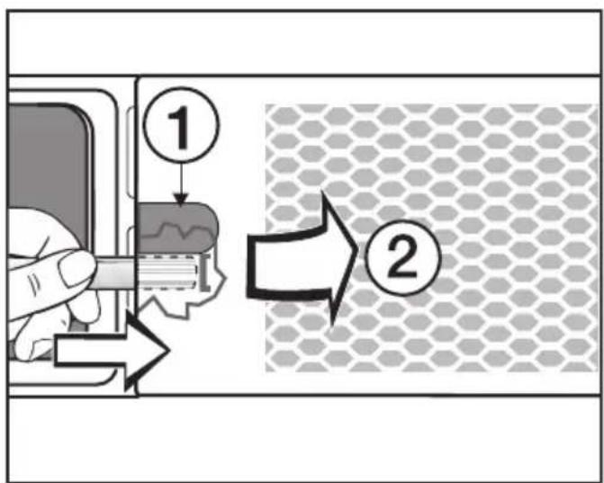 MIELE PDR 50008 CH HP - Nettoyer la grille à droite/ l'échangeur thermique - 2