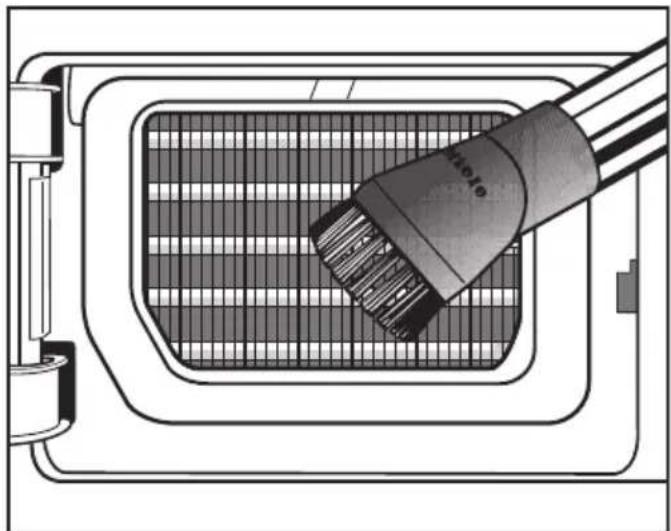 MIELE PDR 50008 CH HP - Contrôler les lamelles de refroidissement de l'échangeur thermique - 1