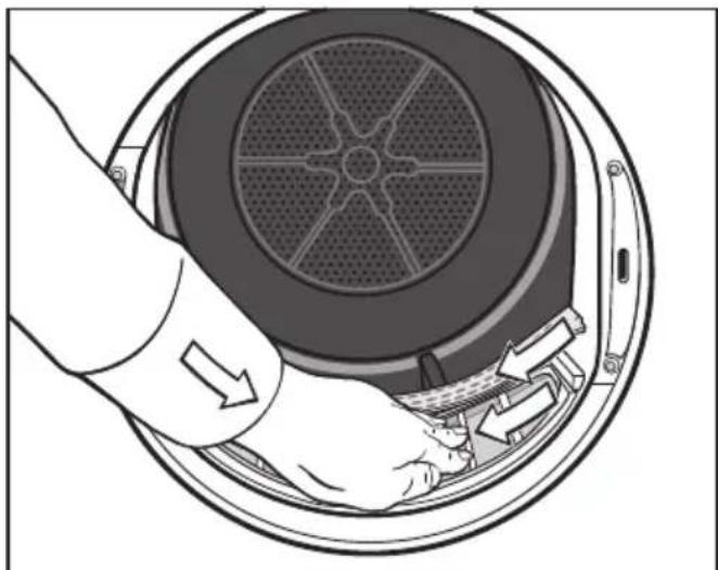 MIELE PDR 50008 CH HP - Retirer les peluches visibles - 3