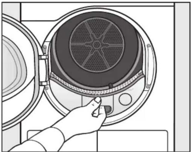 MIELE PDR 50008 CH HP - Retirer les peluches visibles - 1