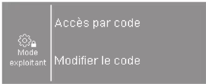 MIELE PDR 50008 CH HP - Ouvrir le Mode exploitant - 1