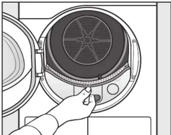 MIELE PDR 90008 HP CH - Retirer les peluches visibles - 1