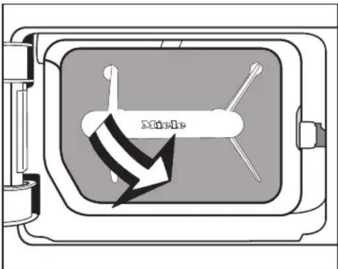MIELE PDR 90008 HP CH - Sortir les filtres à peluches - 2