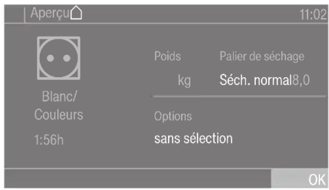 MIELE PDR 90008 HP CH - Sélectionner les options - 1