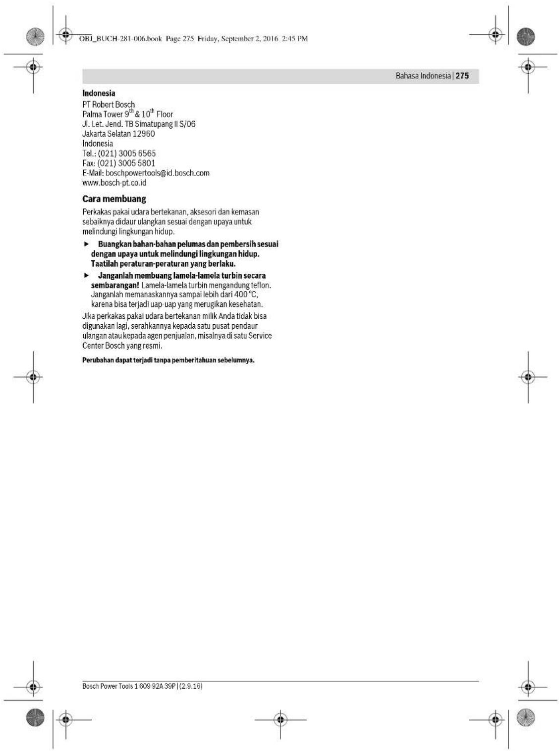 BOSCH 0 607 450 626 - www.bosch-pt.com - 10