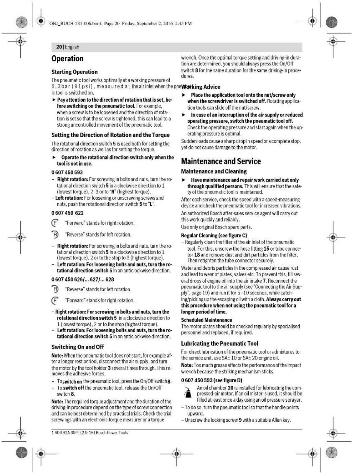 BOSCH 0 607 450 626 - Removing - 6