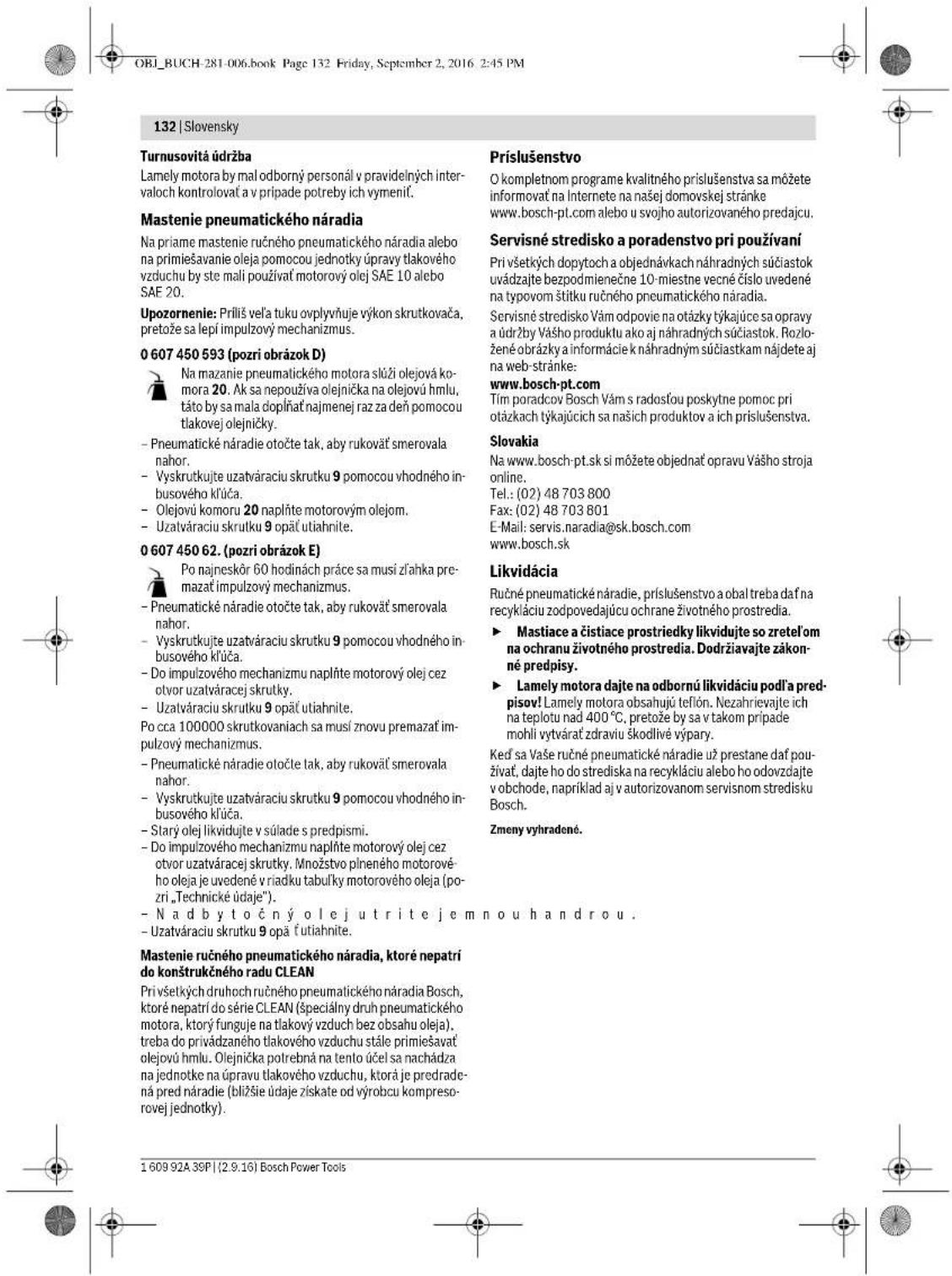 BOSCH 0 607 450 626 - Pravidéni cistenie (pozri obrazok C) - 4