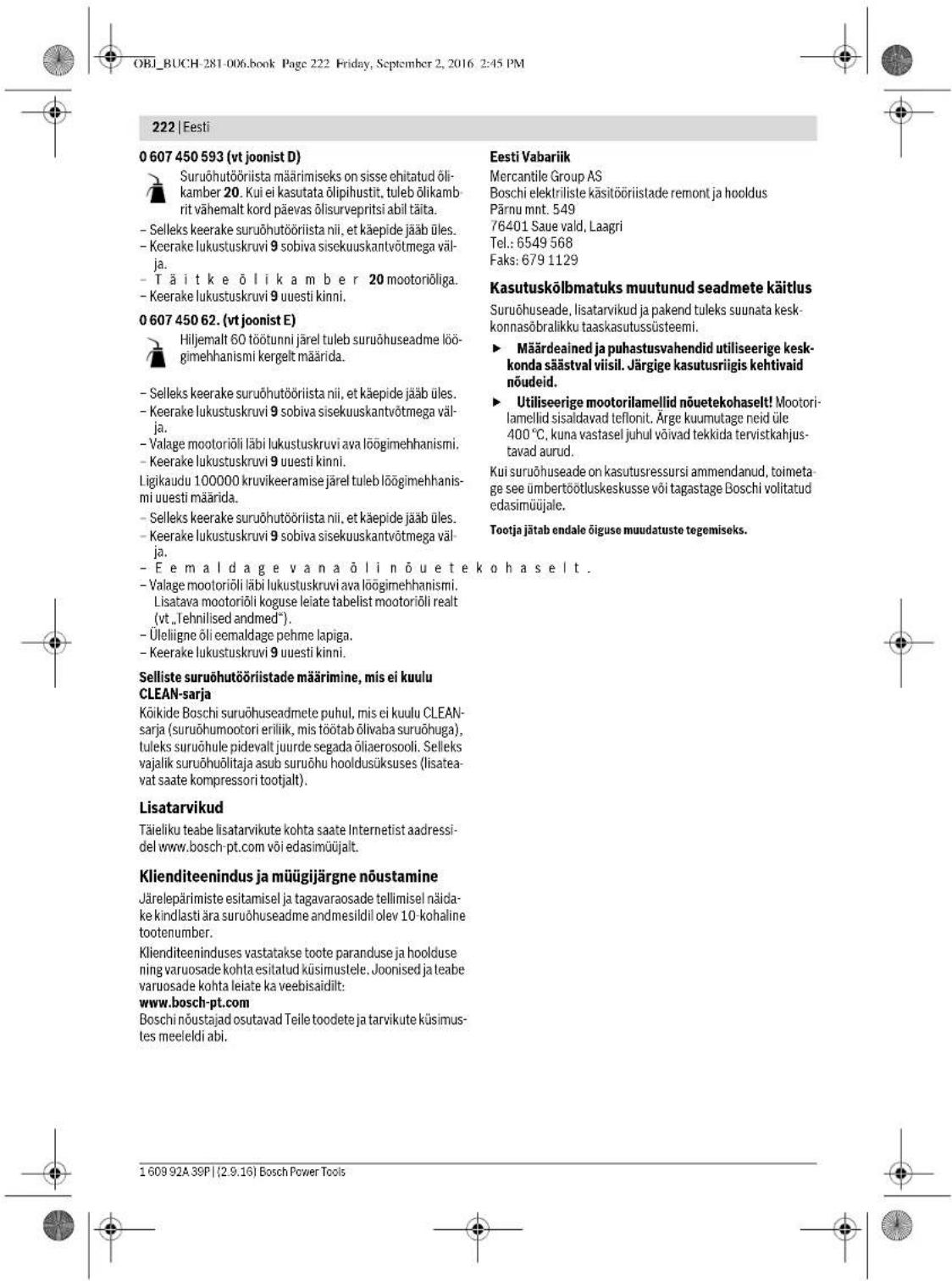 BOSCH 0 607 450 626 - Suruohuseadme märimine - 10