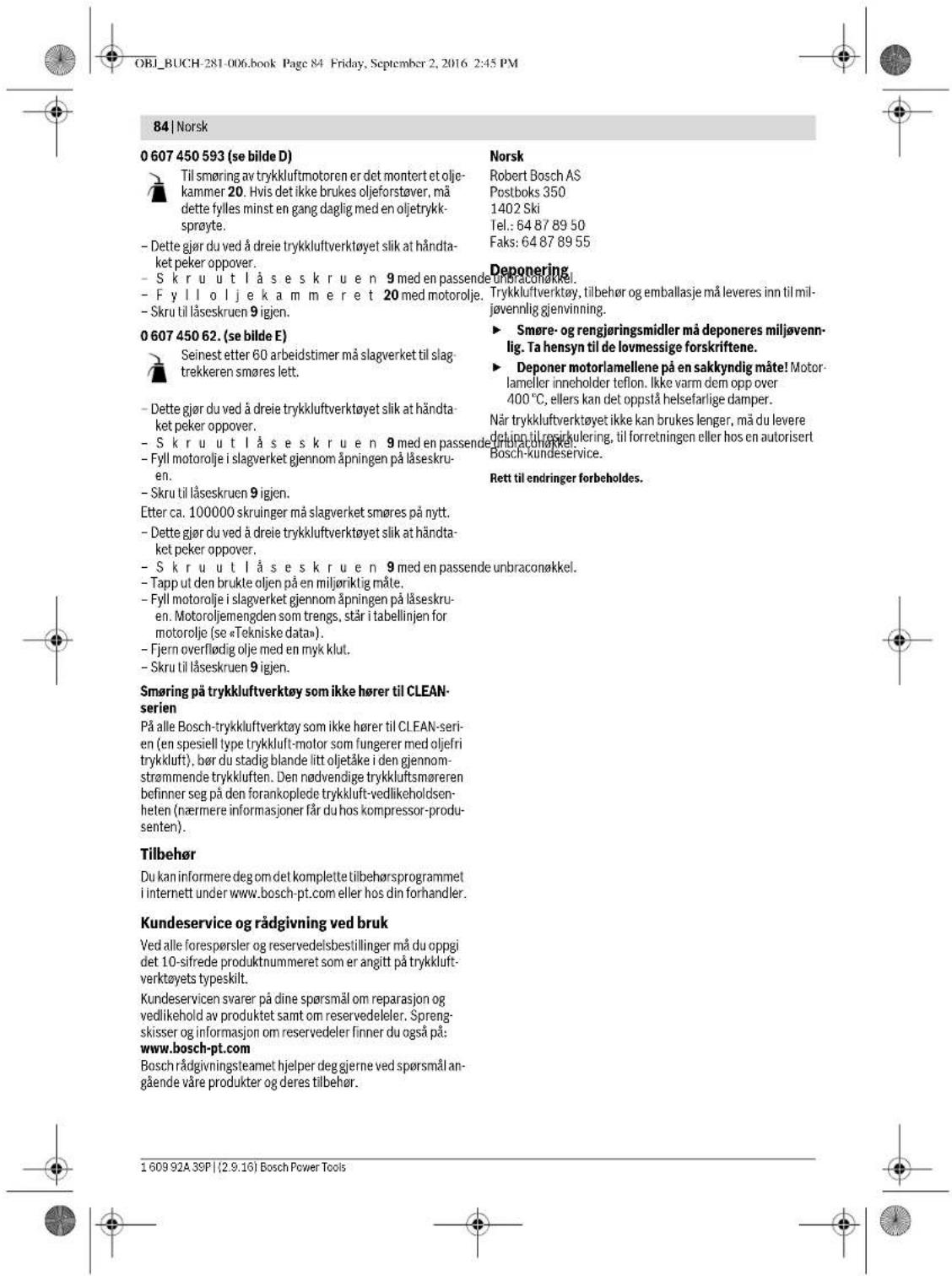 BOSCH 0 607 450 626 - Fjerning av innsatsverktoyet - 11