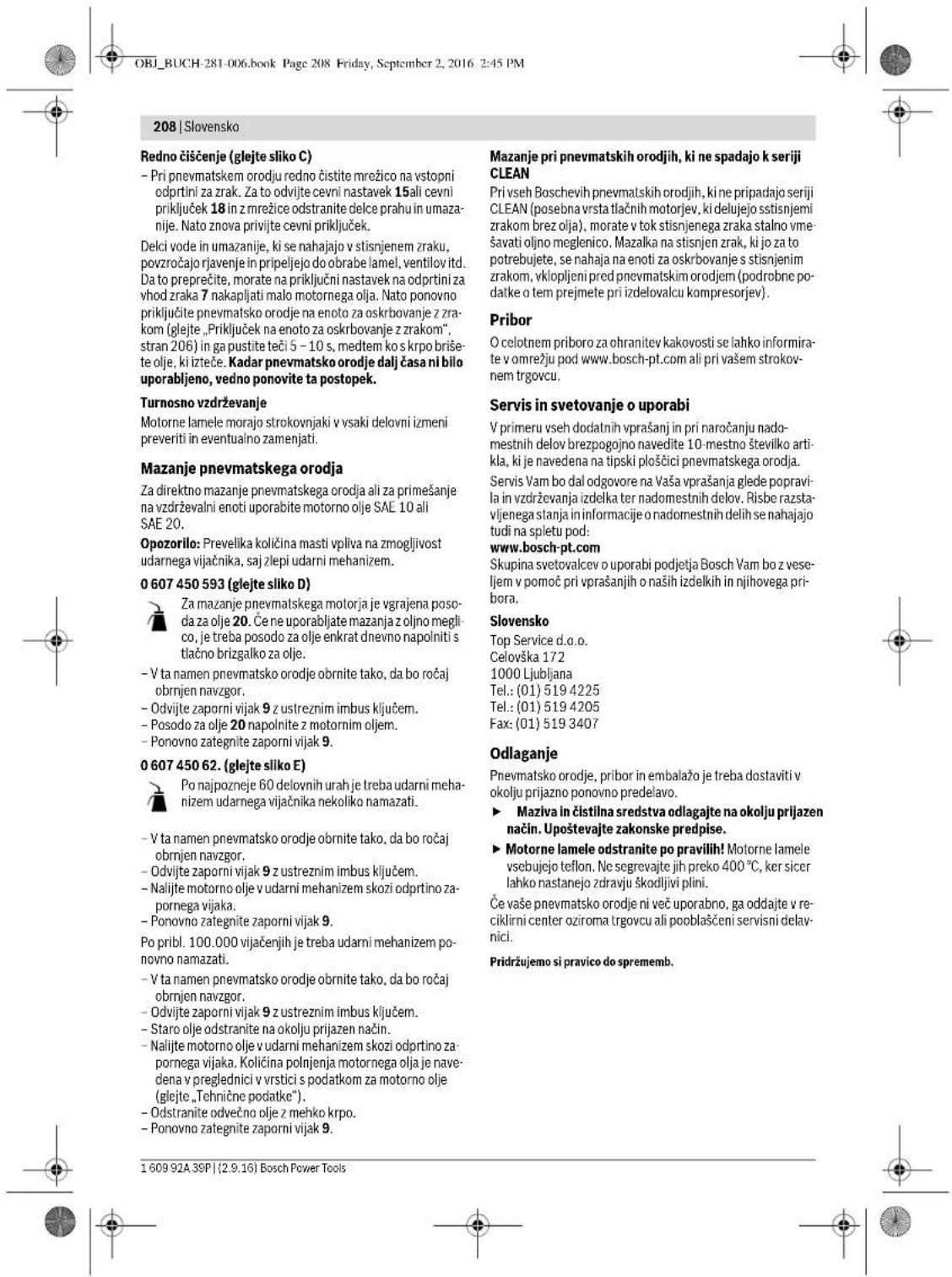 BOSCH 0 607 450 626 - Vzdhrzevanje in cischenje - 8