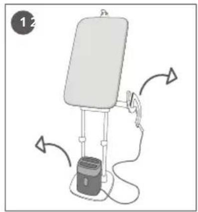 TEFAL IXEO QT1020 - Use the nomad steam unit / Utiliser la base en autonome / Dampfeinheit separat benutzen - 1