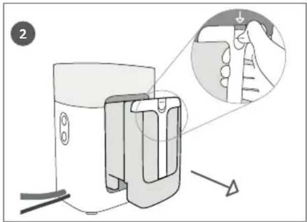 TEFAL IXEO QT1020 - First use of the iron / Première utilisation du fer / Erste Benutzung des Bügeleisens - 3