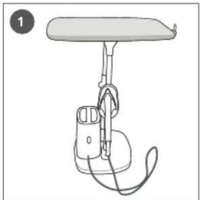 TEFAL IXEO QT1020 - Move the board to the horizontal position / Mettre le plateau à l'horizontale / Bügelbrett in die waagerechte Position bringen - 2