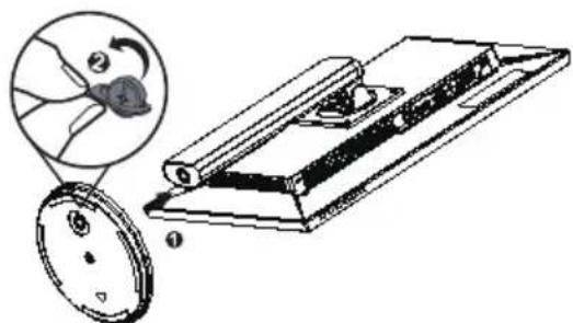 ASUS CP220 - Detacher le bras/socle (pour montage mural) - 4