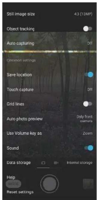 SONY Xperia 10 Plus - Pour ajuster les réglages de l'appareil photo - 1