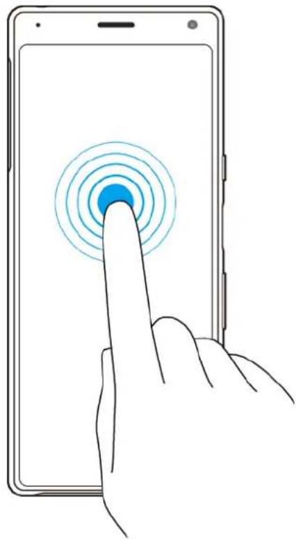 SONY Xperia 10 Plus - Toucher longuement - 1