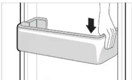 LG GBB71PZEFN - Remontage du panier de porte du réfrigérateur - 1