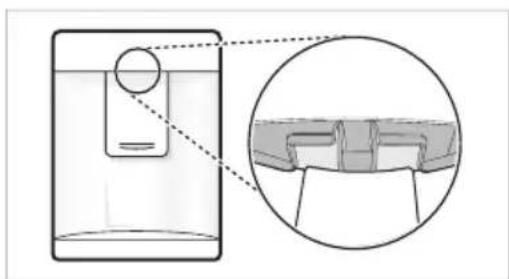 LG GBB71PZEFN - Curățarea orificiului de ieșire a apei sau gheții - 1