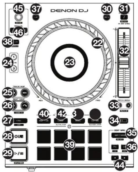 DENON Prime 4 - Top Panel - 3