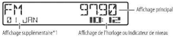 JVC KDT801BT - Changez l'information sur l'affichage - 1