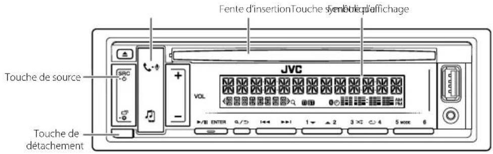 JVC KDT801BT - Façade - 1