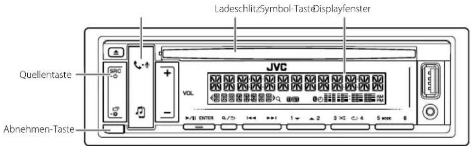 JVC KDT801BT - Frontblende - 1