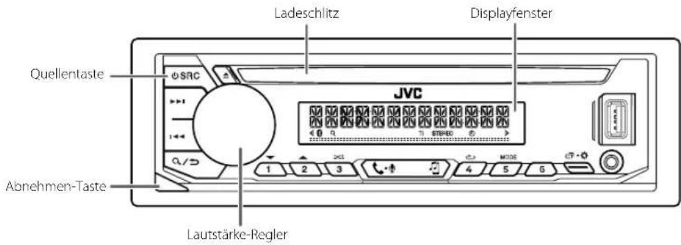 JVC KDT801BT - Frontblende - 1