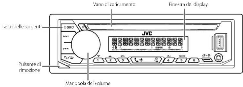 JVC KDT801BT - Frontalino - 1