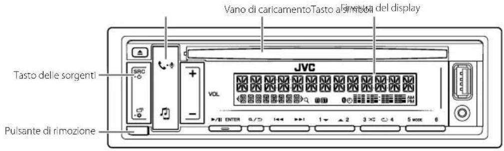 JVC KDT801BT - Frontalino - 1