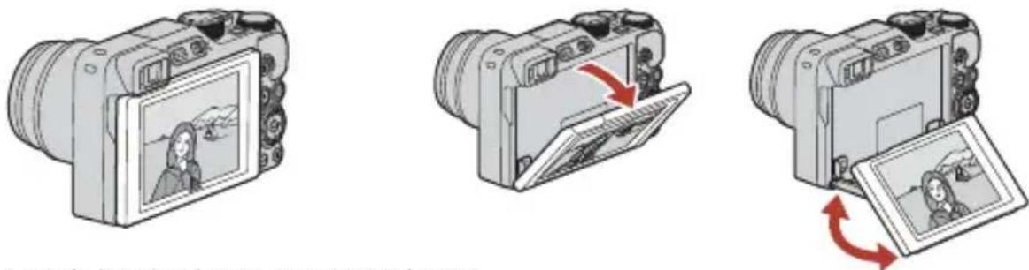 NIKON Coolpix A1000 - Modification de l'inclinaison du moniteur - 1
