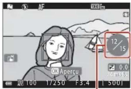 NIKON Coolpix A1000 - Validatez ou effacez le clip video enregistré. - 1