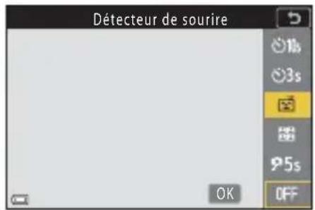 NIKON Coolpix A1000 - Appuyez sur le sélecteur multidirectionnel pour sélectionner Détector de sourire, puis appuyez sur OK. - 2