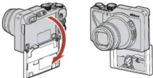 NIKON Coolpix A1000 - Modification de l'inclinaison du moniteur - 3