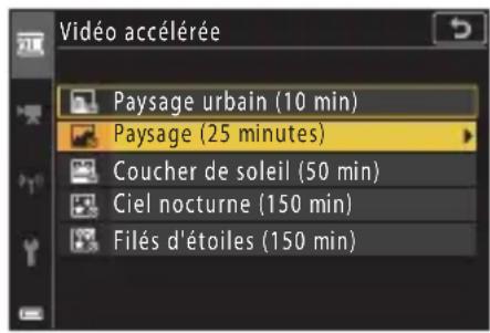 NIKON Coolpix A1000 - Réalisation de videos accélérées - 1