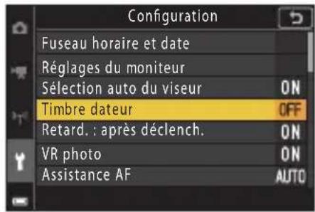 NIKON Coolpix A1000 - Sélectionnez une option de menu et appuyez sur OK. - 2