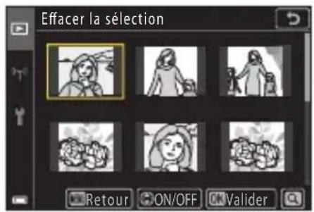 NIKON Coolpix A1000 - Utilisez les touches du selectiveur multidirectionnel ou tournez-le pour selectionner l'image souhaitee. - 1