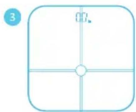 HUAWEI Body Fat Scale AH100 - Plaats de batterij om de weegschaal in te schakelen - 5