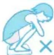 HUAWEI Body Fat Scale AH100 - Onjuiste houdingen - 1