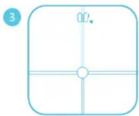 HUAWEI Body Fat Scale AH100 - Helyezze be az elemet a mérleg bekapcsolásához - 2