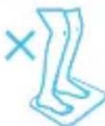 HUAWEI Body Fat Scale AH100 - Inkorrekte Körperhaltungen - 2