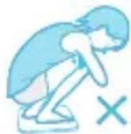 HUAWEI Body Fat Scale AH100 - Posturi incorcete - 1