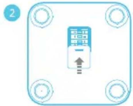 HUAWEI Body Fat Scale AH100 - YcTaHOBka 6aTaapeek N BkIIOUeHne BeCOB - 2